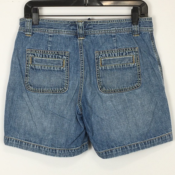 Vintage Old Navy Denim Jean Mid Rise Shorts - Picture 4 of 8